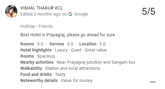 best hotel in prayagraj